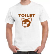 Toilet Pig Cotton T-shirt